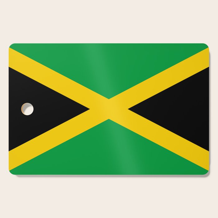 Jamaican Flag Cutting Board Gallery Image 1