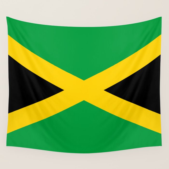 Jamaican Flag Wall Tapestry Gallery Image 1