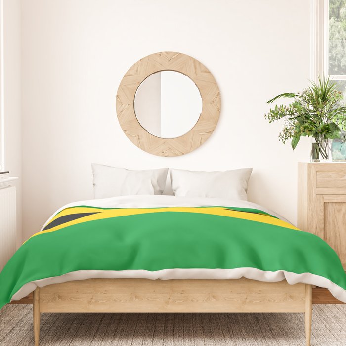 Jamaican Flag Duvet Cover Gallery Image 3