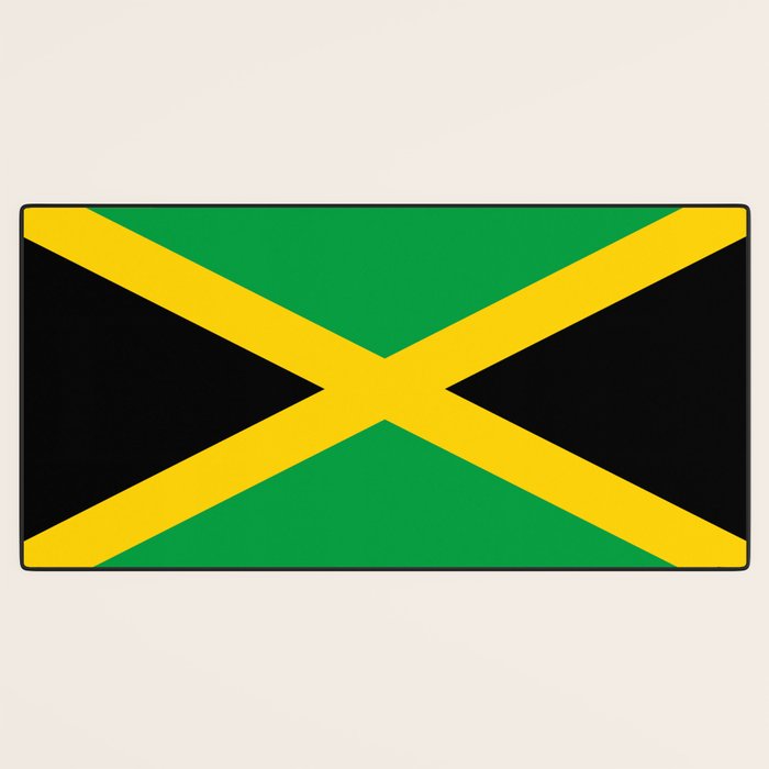 Jamaican Flag Desk Mat Gallery Image 3
