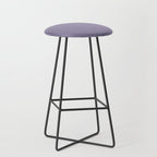 Minimal Arch XXXII Lavender Purple Modern Geometric Lines Stool Gallery Image 1