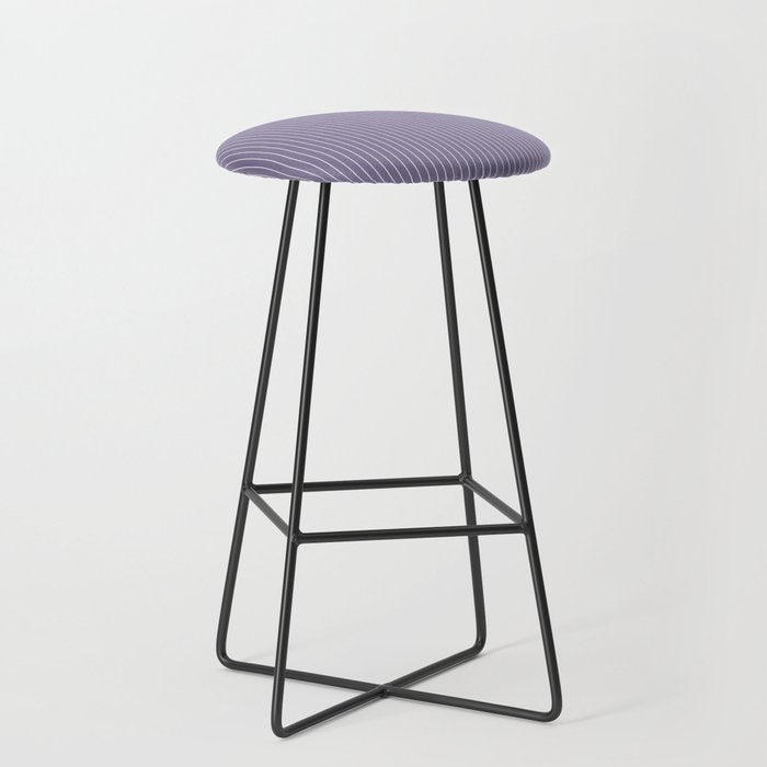 Minimal Arch XXXII Lavender Purple Modern Geometric Lines Stool Gallery Image 1
