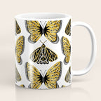 Golden Butterfly & Moth Coffee Mug Gallery Image 1
