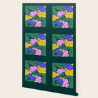 Midnight Summer: Matisse Foliage | Flower Market 001 Wallpaper Gallery Image 2