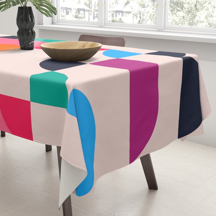 Geometric Shapes 197 Tablecloth Gallery Image 3