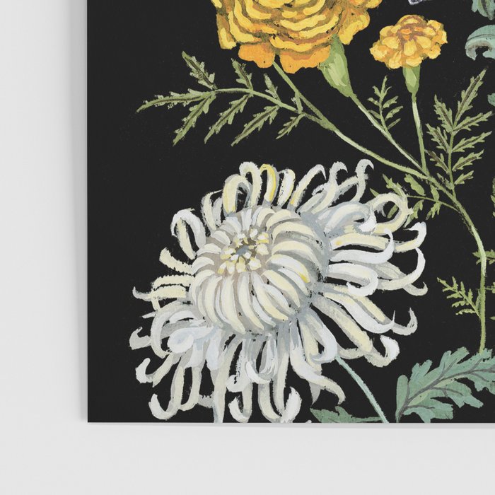 Marigolds and Chrysanthemums Poster Gallery Image 3
