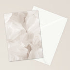 Neutral Beige Abstract, Brushstroke Art Print by Synplus Stationery Card Gallery Image 2