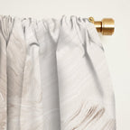 Neutral Beige Abstract, Brushstroke Art Print by Synplus Window Curtain Gallery Image 2