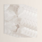 Neutral Beige Abstract, Brushstroke Art Print by Synplus Wrapping Paper Gallery Image 3