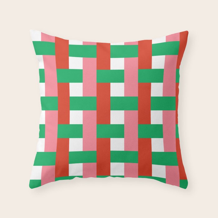  Infinity Grid 2 Throw Pillow Gallery Image 6