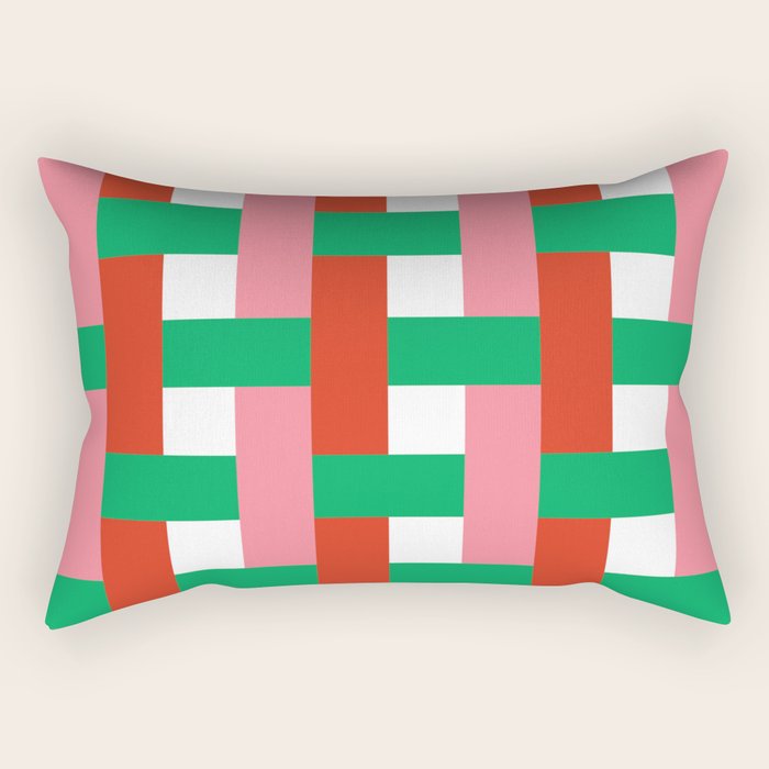  Infinity Grid 2 Rectangular Pillow Gallery Image 1