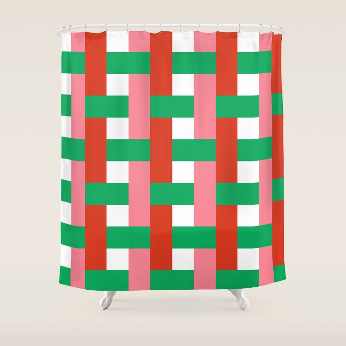  Infinity Grid 2 Shower Curtain Gallery Image 1