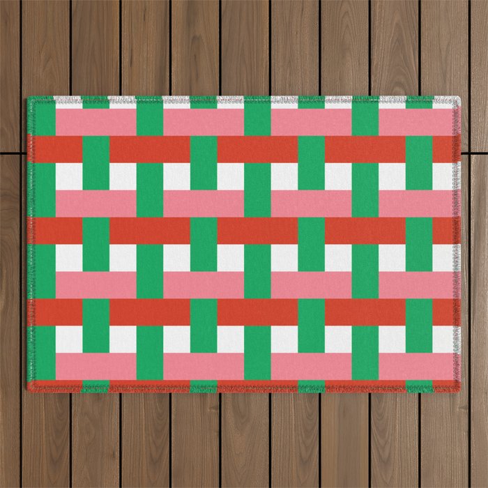  Infinity Grid 2 Outdoor Rug Gallery Image 1