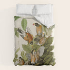 American Robin - John James Audubon Birds of America Duvet Cover Gallery Image 6