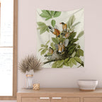 American Robin - John James Audubon Birds of America Wall Tapestry Gallery Image 2