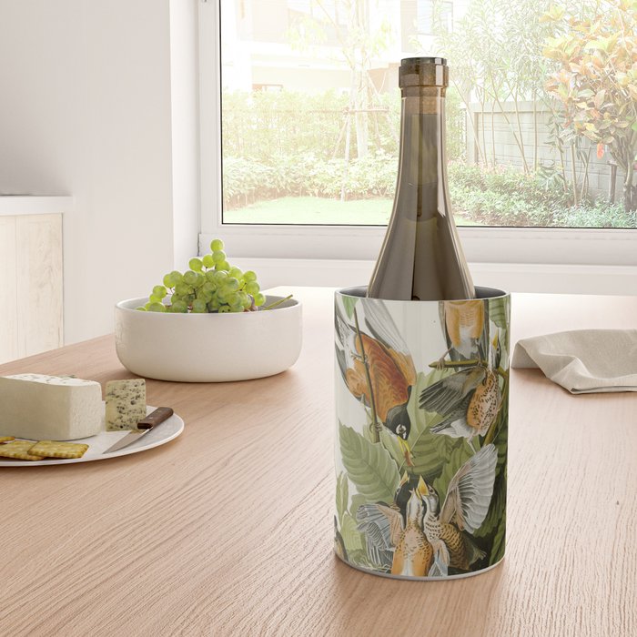 American Robin - John James Audubon Birds of America Wine Chiller Gallery Image 4