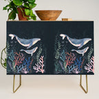 Whales and Coral Credenza Gallery Image 1