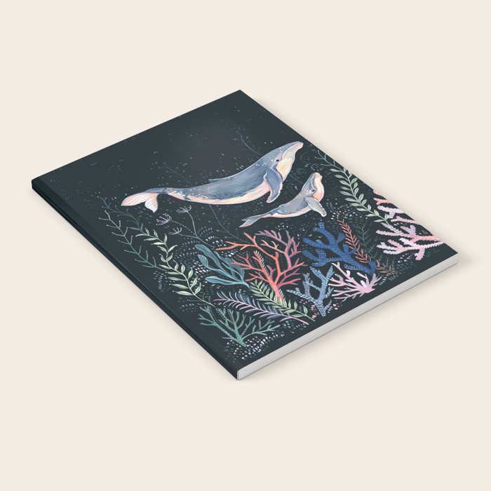 Whales and Coral Notebook Gallery Image 1