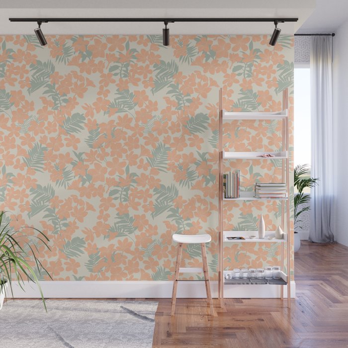 Exotical flowering blooms AH Wall Mural Gallery Image 1