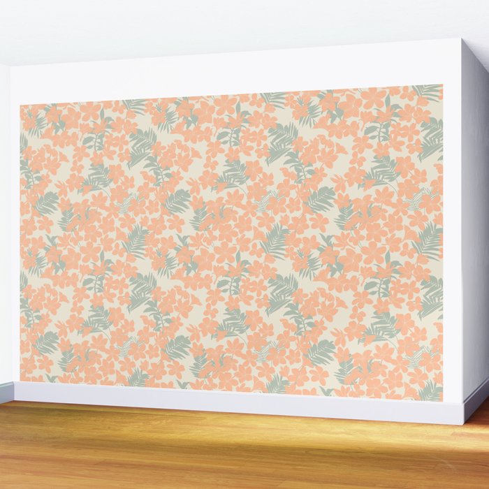 Exotical flowering blooms AH Wall Mural Gallery Image 2