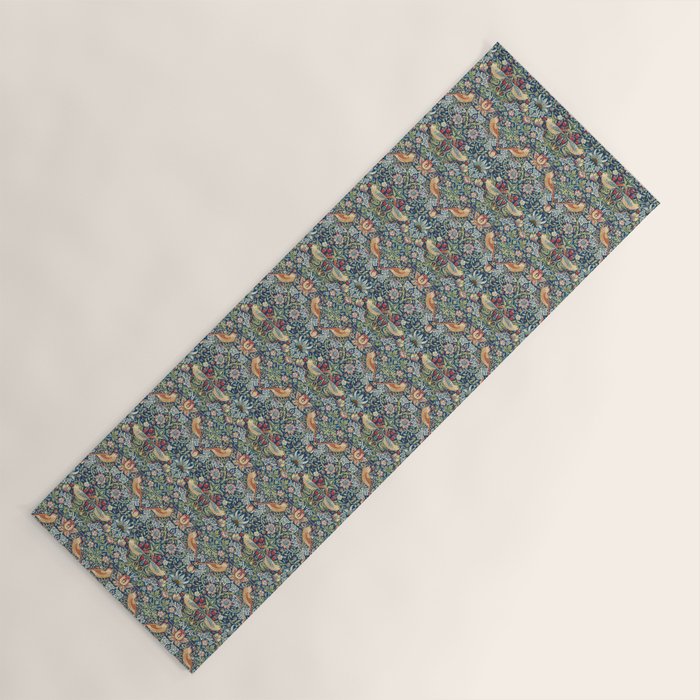 Strawberry Thief by William Morris, 1883 Yoga Mat Gallery Image 1