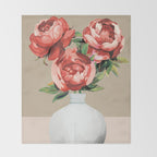 Vase of Flowers 4 Throw Blanket Gallery Image 2