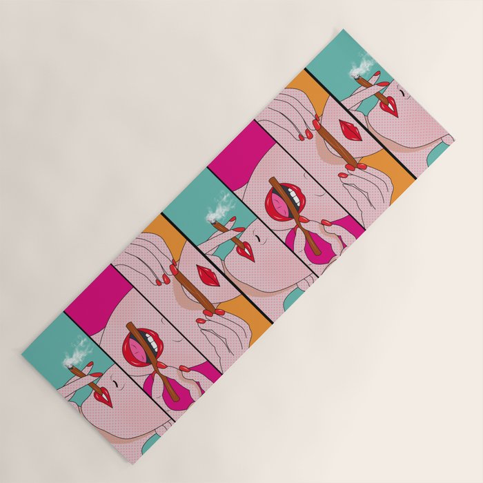 Comics Yoga Mat Gallery Image 1