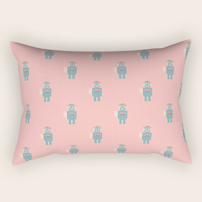 Robots Rectangular Pillow Gallery Image 2
