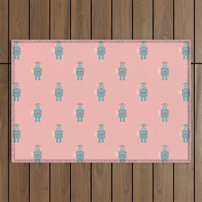 Robots Outdoor Rug Gallery Image 1