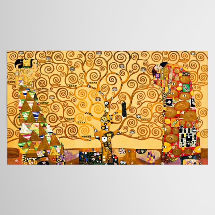 Gustav Klimt The Tree of Life Tablecloth Gallery Image 2
