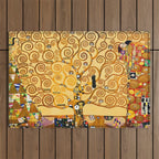 Gustav Klimt The Tree of Life Outdoor Rug Gallery Image 1