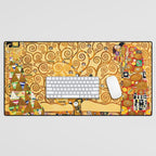 Gustav Klimt The Tree of Life Desk Mat Gallery Image 1