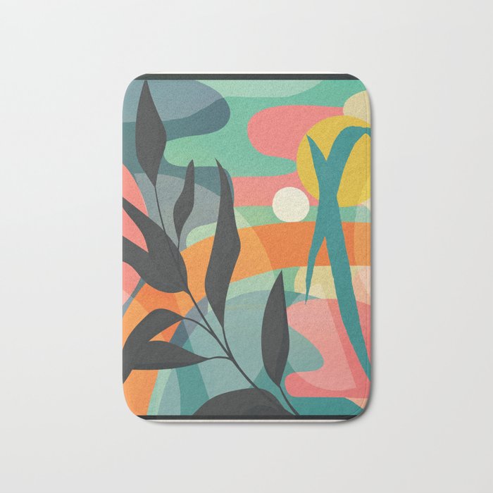 Sunrise Garden 11 Bath Mat Gallery Image 1
