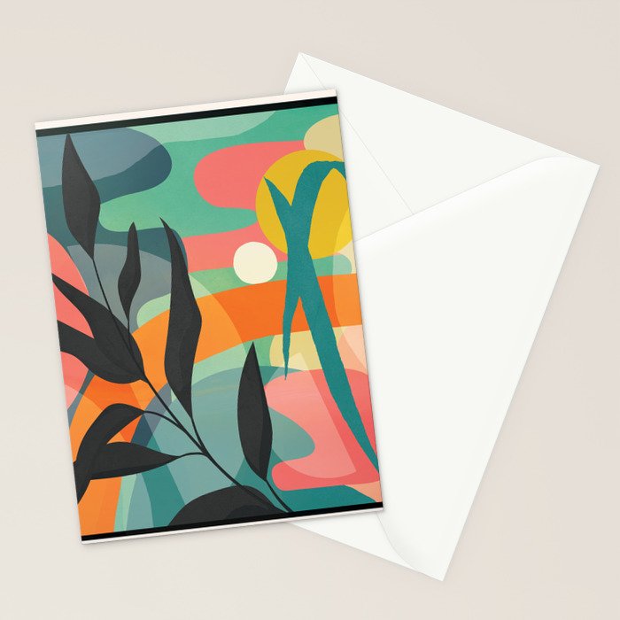 Sunrise Garden 11 Stationery Card Gallery Image 2