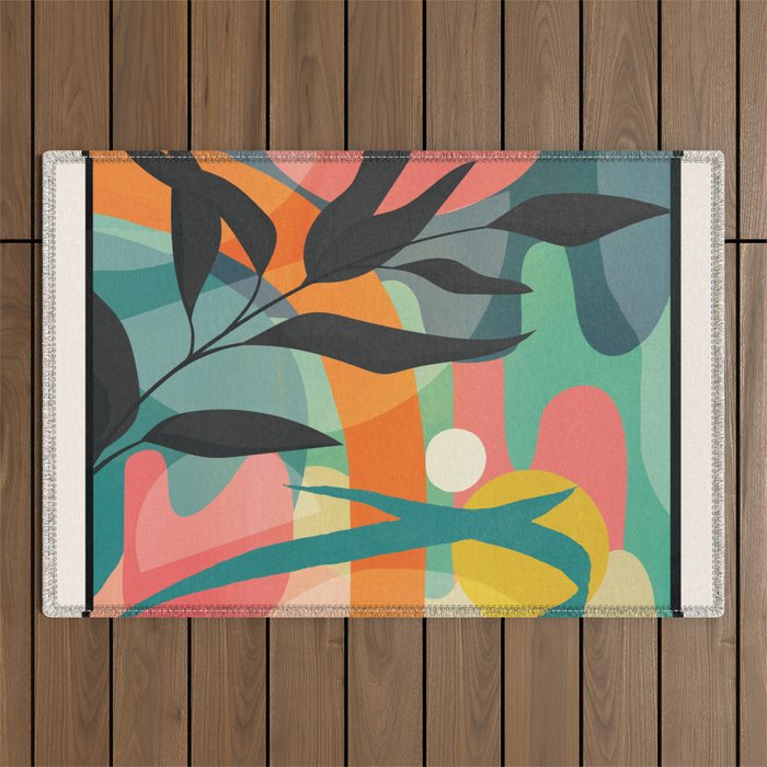 Sunrise Garden 11 Outdoor Rug Gallery Image 1