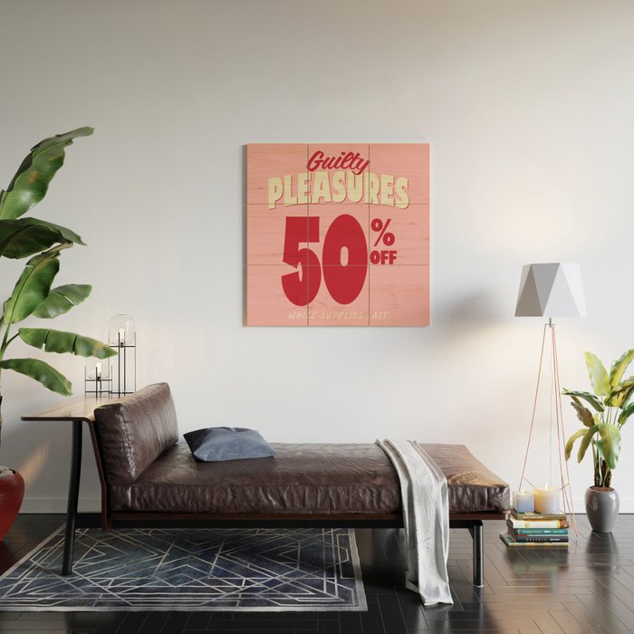 Guilty Pleasures Wood Wall Art Gallery Image 2