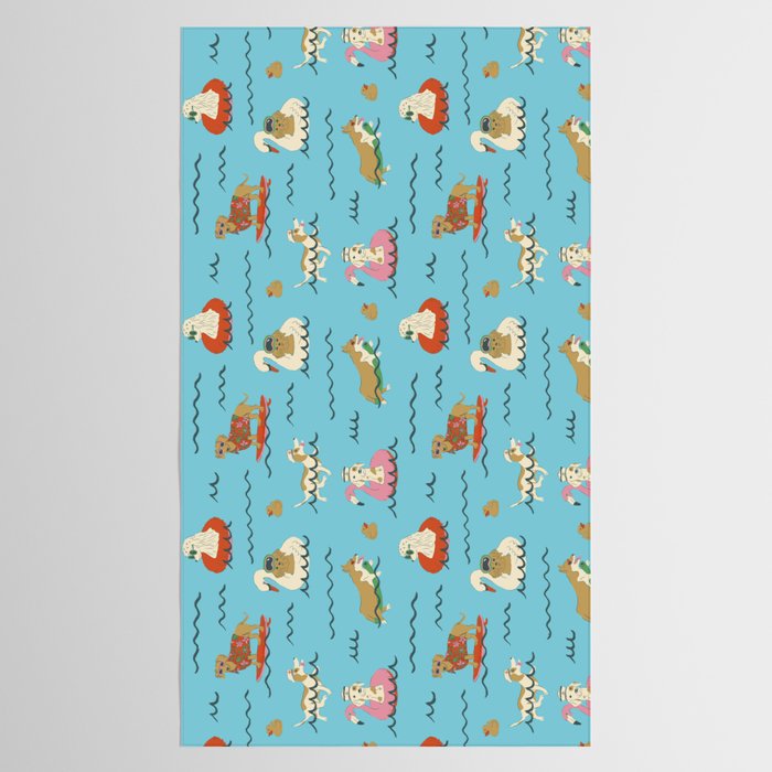 Dog Days of Summer Tablecloth Gallery Image 2