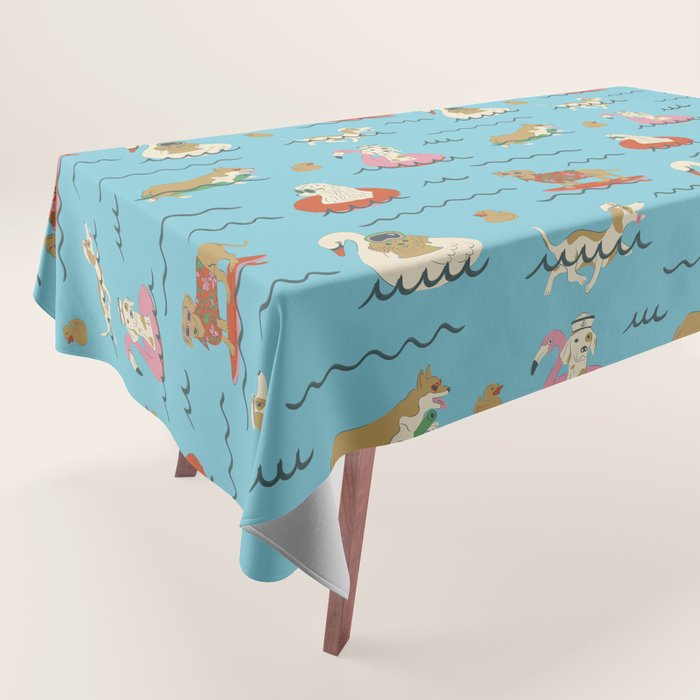 Dog Days of Summer Tablecloth Gallery Image 1