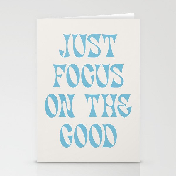 Just Focus On The Good Stationery Card Gallery Image 2