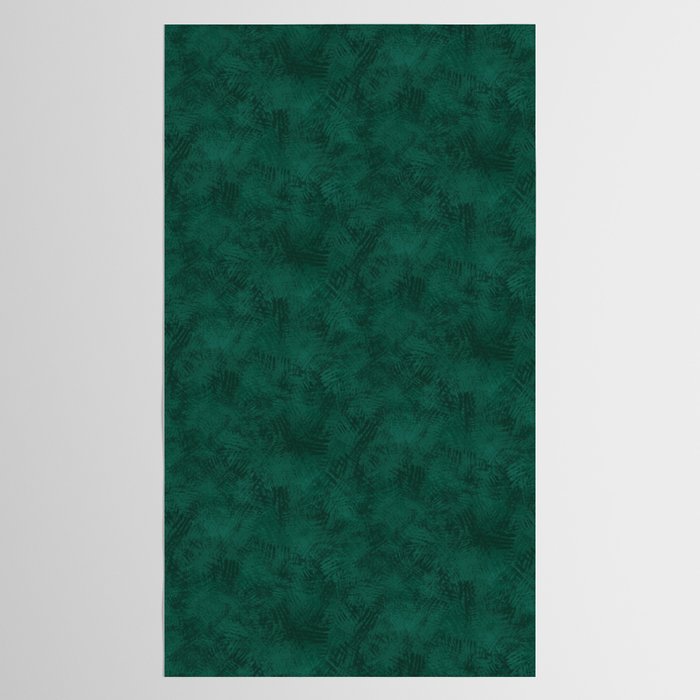 Emerald Scraped Texture Tablecloth Gallery Image 2