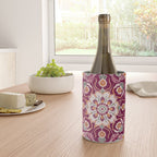 Ruby and Spice Floral Mandala Wine Chiller Gallery Image 4