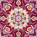 Ruby and Spice Floral Mandala Coffee Mug Gallery Image 2
