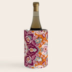Ruby and Spice Floral Mandala Wine Chiller Gallery Image 3