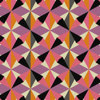 Geometric Color Utopia orange, lilac, gray, cream and black Coffee Mug Gallery Image 2