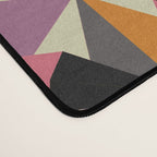 Geometric Color Utopia orange, lilac, gray, cream and black Desk Mat Gallery Image 4