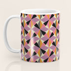Geometric Color Utopia orange, lilac, gray, cream and black Coffee Mug Gallery Image 3