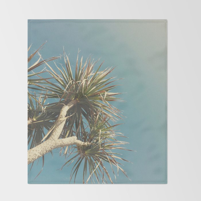 Spring Palm Throw Blanket Gallery Image 2