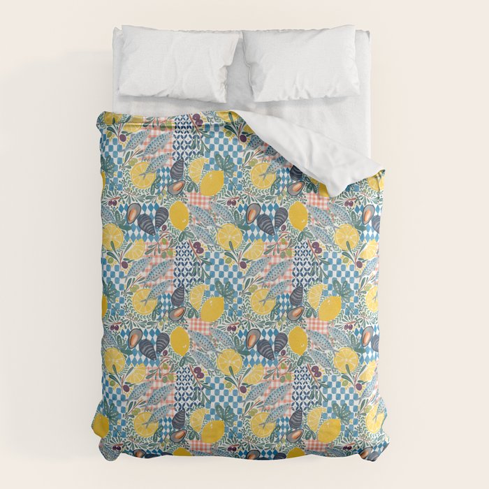 Citrus Coastal Adventure Duvet Cover Gallery Image 1