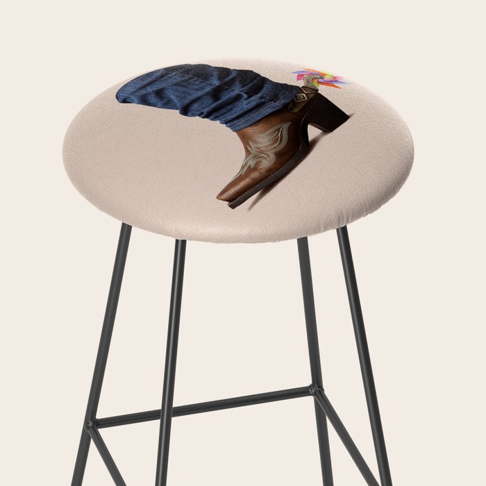 Funny Cowboy  Stool Gallery Image 2