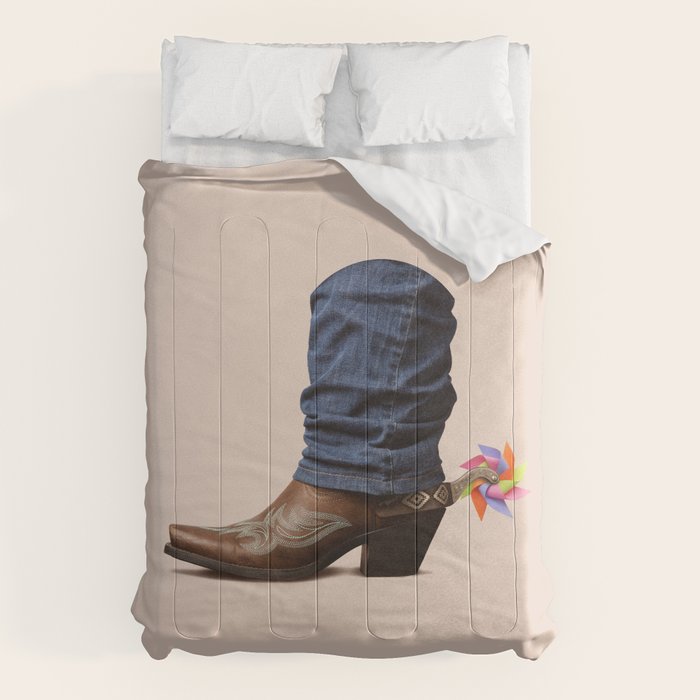 Funny Cowboy  Comforter Gallery Image 1